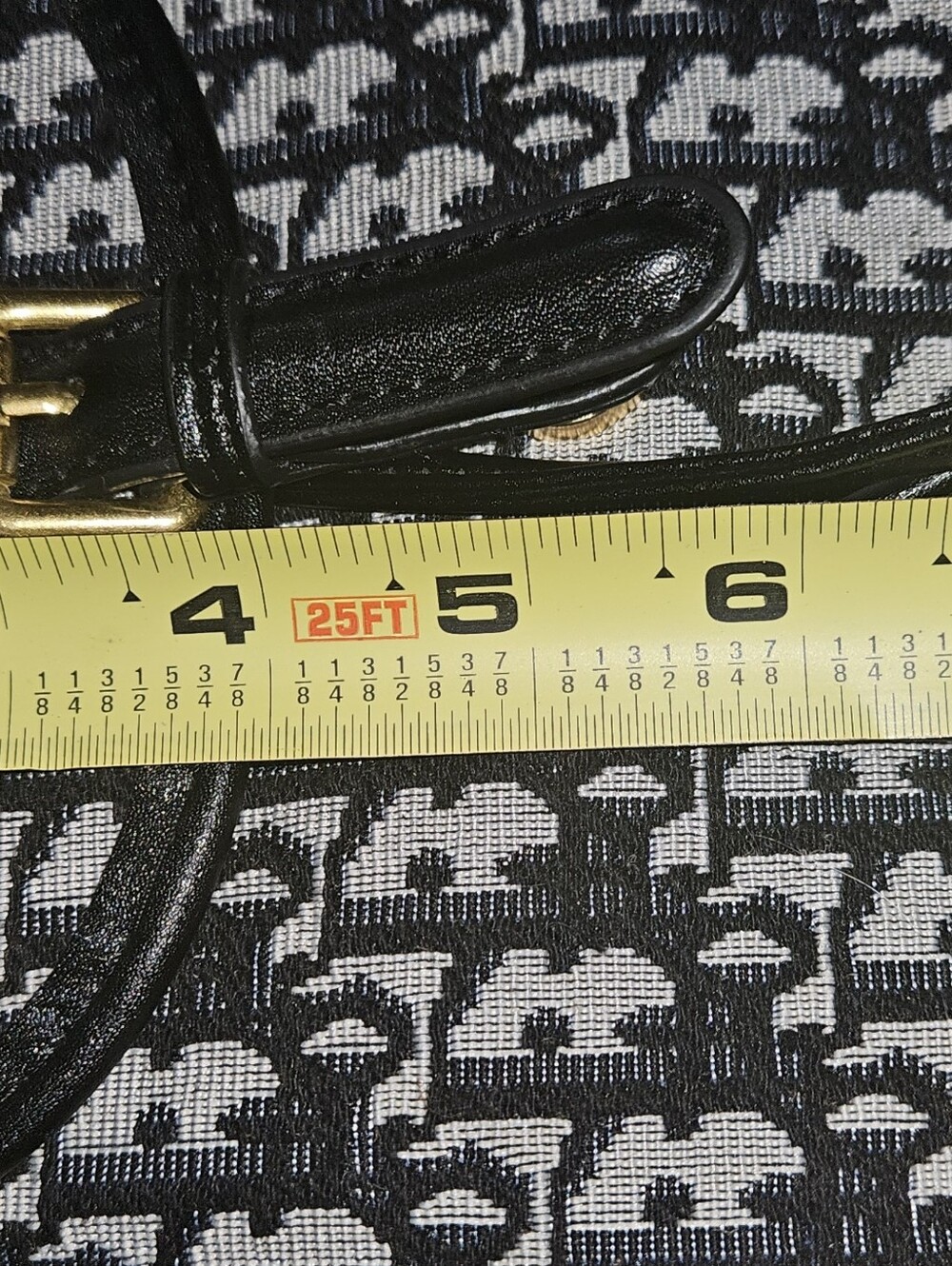 Accessorize Black & White Monogram Backpack - Picture 11 of 15